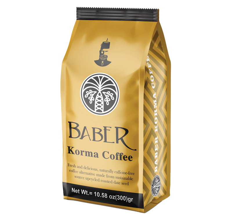 قهوه هسته ی خرما - بسته بندی طلایی 300 گرم - اولجو